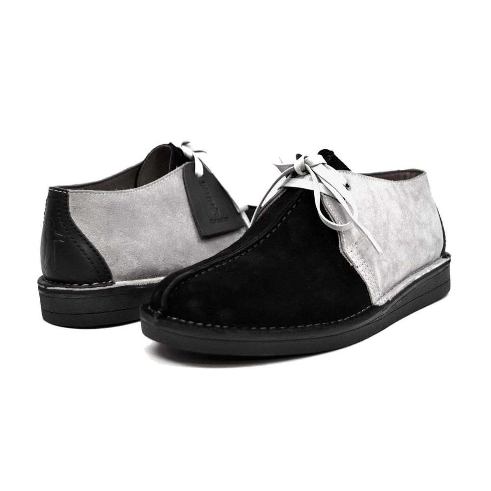 BritiSh Walkers Kingston Men’s Split - Toe Leather & Suede Shoes – Handcrafted Heritage Classic With Modern Urban Sophistication Shoes by British Walkers – Don't Panic Shoes