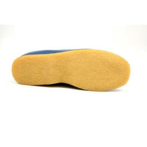 British Walkers Knicks Men's Blue And Rust Leather And Suede Shoes by British Walkers – Don't Panic Shoes