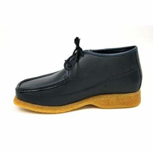 British Walkers Knicks Men's Navy Blue Leather Shoes by British Walkers – Don't Panic Shoes