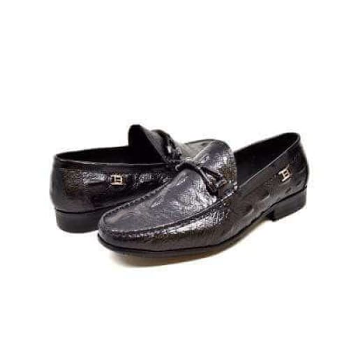 British Walkers Leon Men's Black Leather Loafers Shoes by British Walkers – Don't Panic Shoes