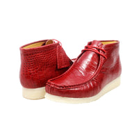 Thumbnail for British Walkers Men’s Alligator Leather Wallabee Boots