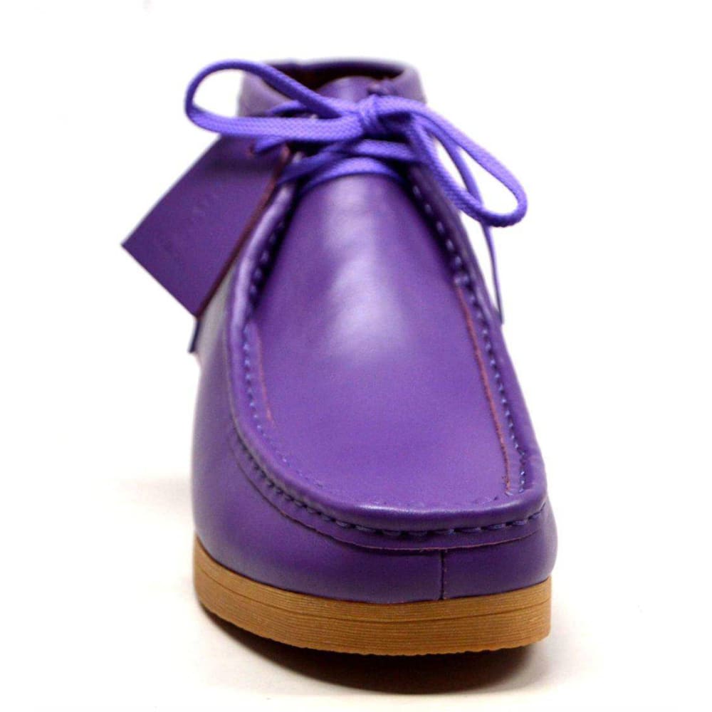 BritiSh Walkers New Castle 2 – Premium Purple Leather Men’s Chukka Boot | Handcrafted Bold Luxury Shoes by British Walkers – Don't Panic Shoes