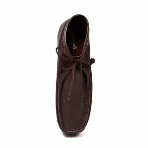 BritiSh Walkers New Castle – Brown Leather & Suede Men’s Chukka Boot | Classic Two - Tone Craft With Modern Refined Appeal Shoes by British Walkers – Don't Panic Shoes