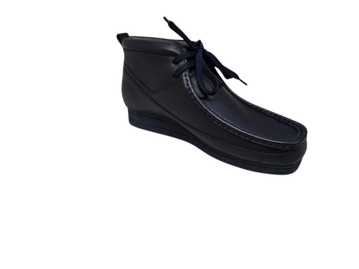 BritiSh Walkers New Castle – French Lambskin Men’s Moc - Toe Ankle Boot | Premium Heritage Craft With Soft Luxe Comfort Three Quarters by British Walkers – Don't Panic Shoes