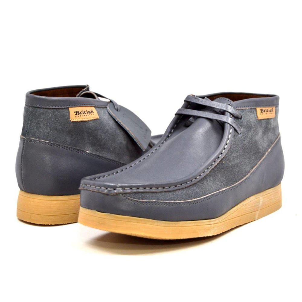 BritiSh Walkers New Castle – Men’s Leather–Suede Chukka Boot | Artisan Blend With Refined British Heritage Shoes by British Walkers – Don't Panic Shoes