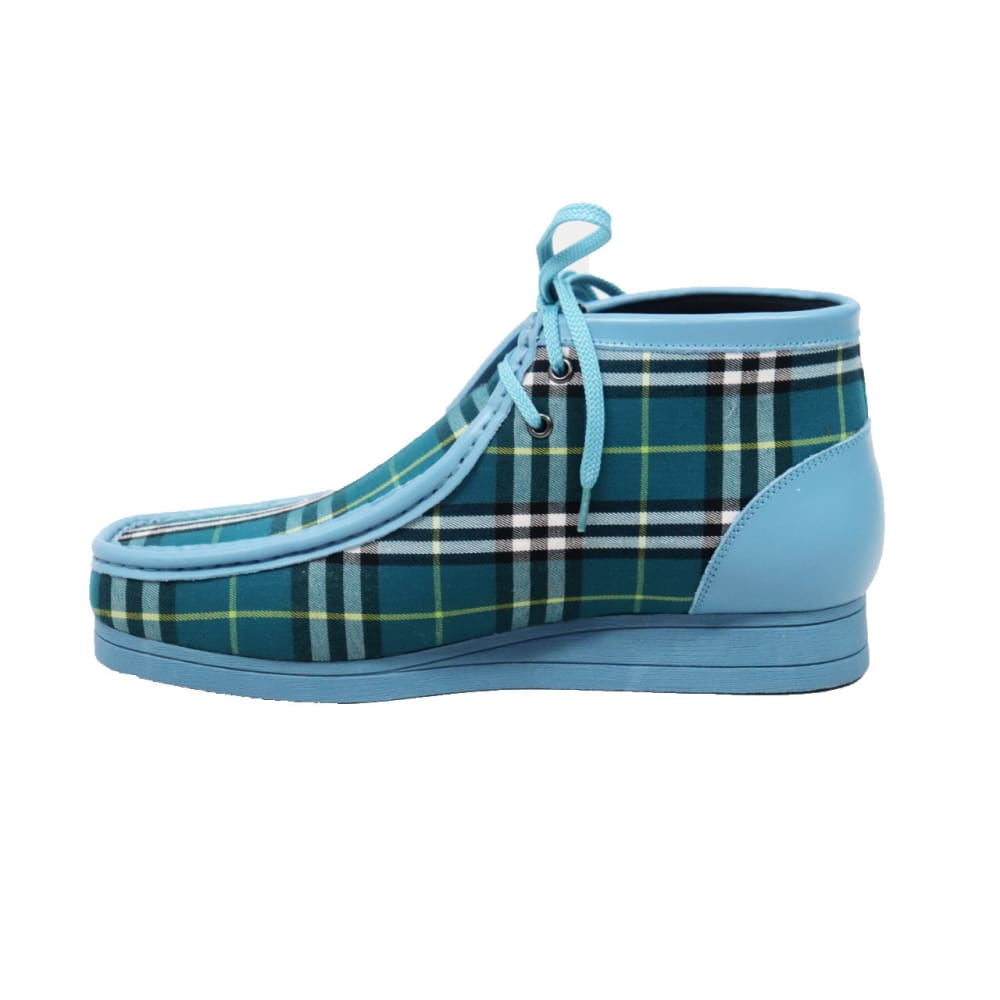 BritiSh Walkers New Castle – Multicolor Plaid Men’s Chukka Boot | Distinctive Pattern Craft With Modern Heritage Style Shoes by British Walkers – Don't Panic Shoes