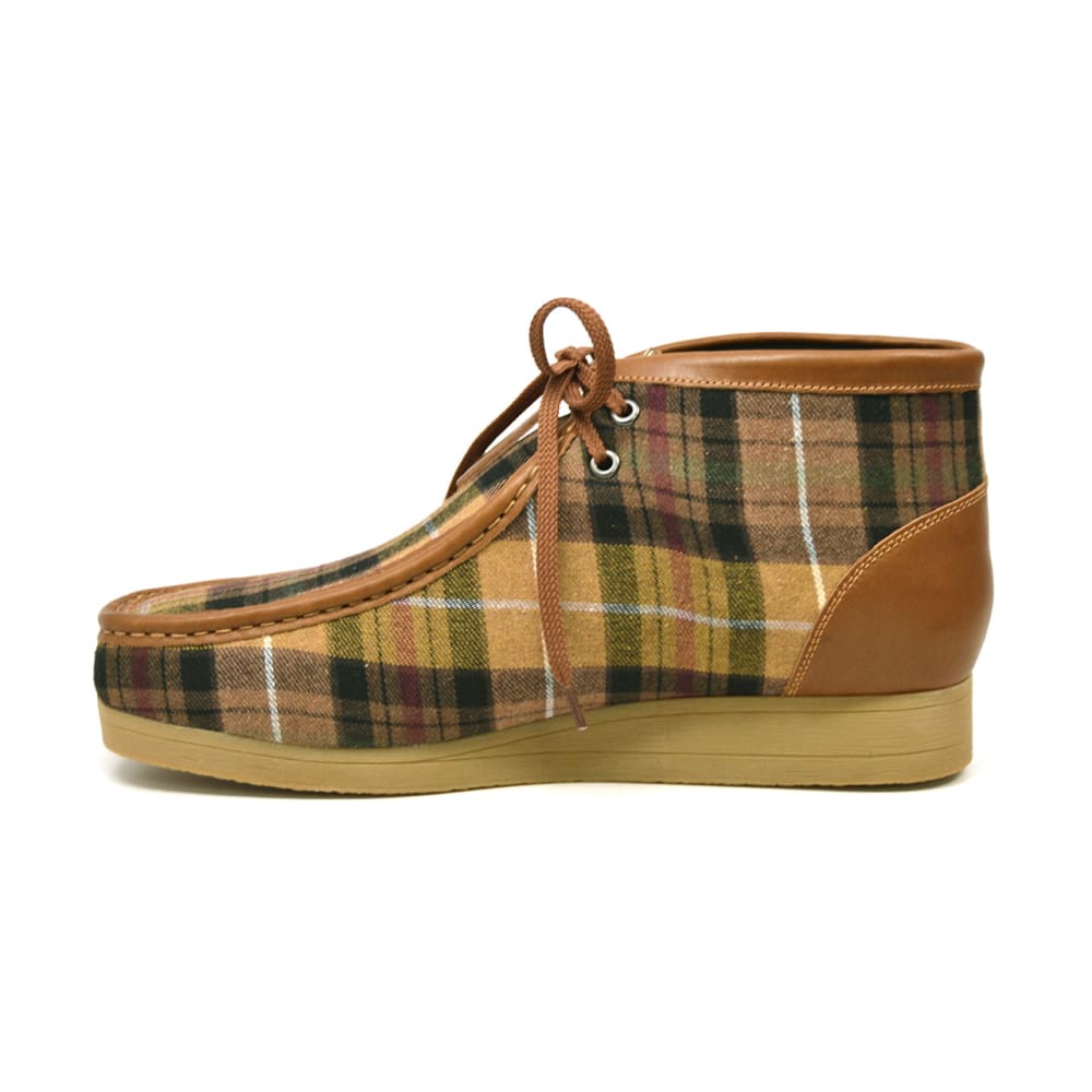 BritiSh Walkers New Castle – Multicolor Plaid Men’s Chukka Boot | Distinctive Pattern Craft With Modern Heritage Style Shoes by British Walkers – Don't Panic Shoes