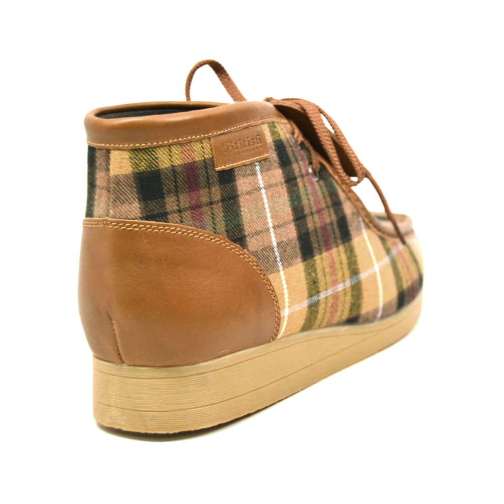 BritiSh Walkers New Castle – Multicolor Plaid Men’s Chukka Boot | Distinctive Pattern Craft With Modern Heritage Style Shoes by British Walkers – Don't Panic Shoes
