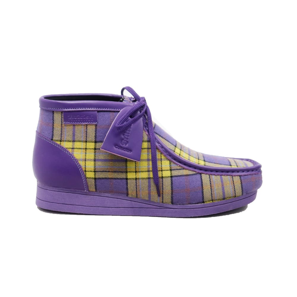 BritiSh Walkers New Castle – Multicolor Plaid Men’s Chukka Boot | Distinctive Pattern Craft With Modern Heritage Style Shoes by British Walkers – Don't Panic Shoes
