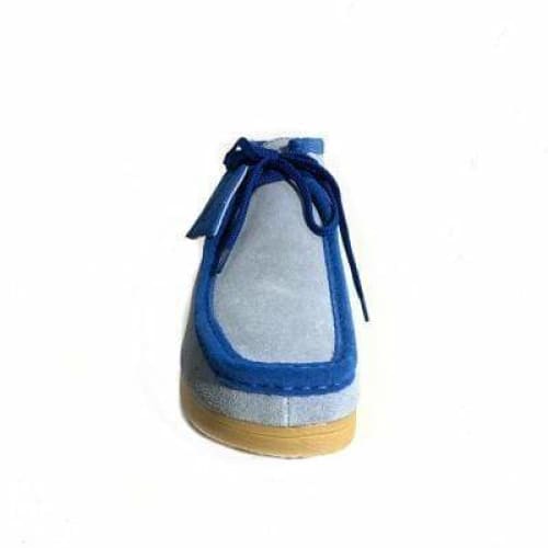 BritiSh Walkers New Castle – Powder Blue Suede Men’s Chukka Boot | Retro - Inspired Craft With Modern Luxe Appeal Shoes by British Walkers – Don't Panic Shoes