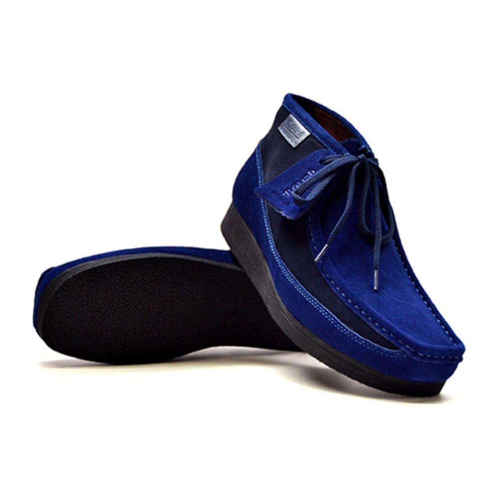 BritiSh Walkers New Castle – Two - Tone Suede Men’s Chukka Boot | Heritage Craft With Modern Sophisticated Style Shoes by British Walkers – Don't Panic Shoes