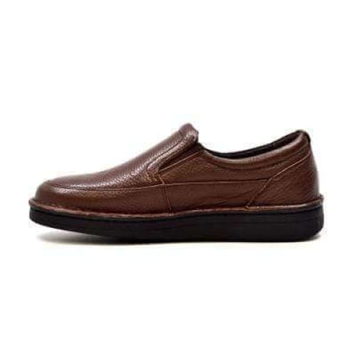British Walkers Nottingham Men's Brown Leather Casual Slip On Shoes Shoes by British Walkers – Don't Panic Shoes