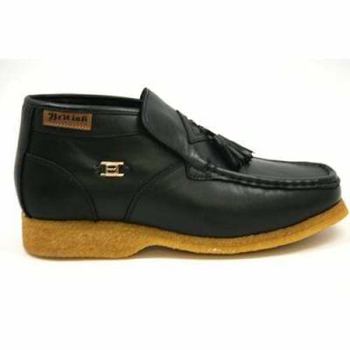 British Walkers Palace Men’s Black Leather Slip On Ankle