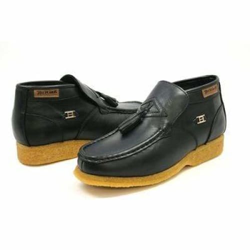 British Walkers Palace Men’s Black Leather Slip On Ankle