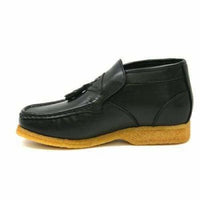 Thumbnail for British Walkers Palace Men’s Black Leather Slip On Ankle