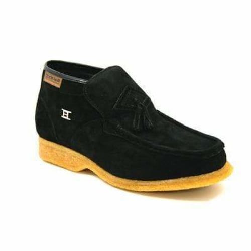 British Walkers Palace Men’s Black Suede Slip On Ankle Boots
