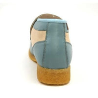 Thumbnail for British Walkers Palace Men’s Blue And Beige Leather Slip