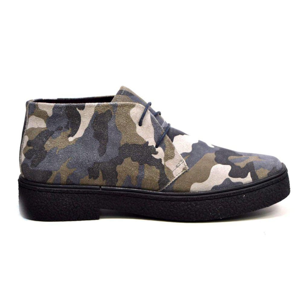 British Walkers Playboy Classic Men's Camo Suede Chukka Boots Shoes by British Walkers – Don't Panic Shoes