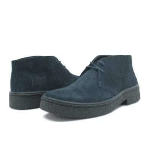 British Walkers Playboy Classic Men’s Navy Blue Suede Ankle