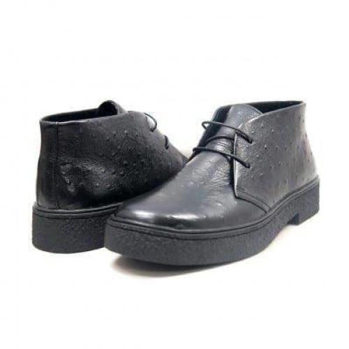 BritiSh Walkers Playboy Classic – Ostrich Leather Men’s Limited Edition Chukka Boot | Exotic Heritage Craft With Premium Luxe Detail Shoes by British Walkers – Don't Panic Shoes