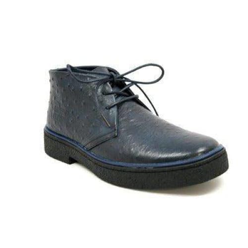 BritiSh Walkers Playboy Classic – Ostrich Leather Men’s Limited Edition Chukka Boot | Exotic Heritage Craft With Premium Luxe Detail Shoes by British Walkers – Don't Panic Shoes