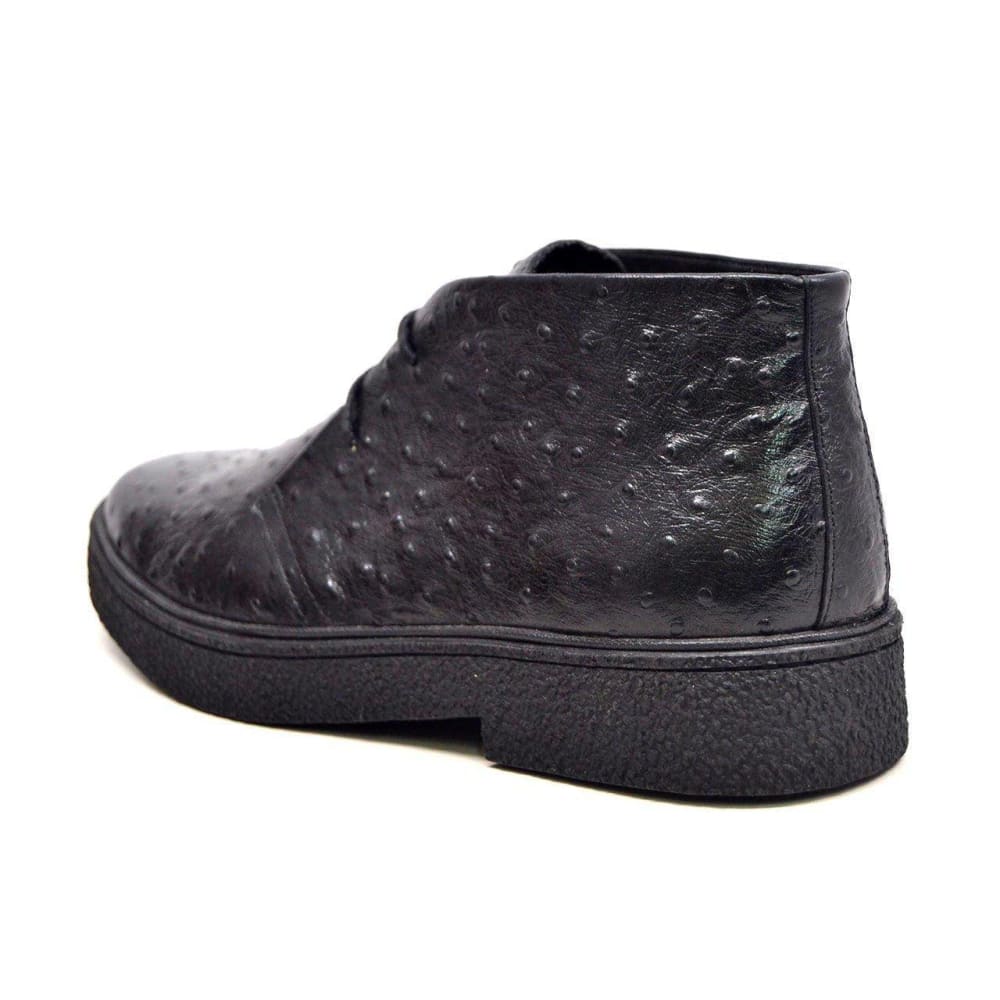 BritiSh Walkers Playboy Classic – Ostrich Leather Men’s Limited Edition Chukka Boot | Exotic Heritage Craft With Premium Luxe Detail Shoes by British Walkers – Don't Panic Shoes