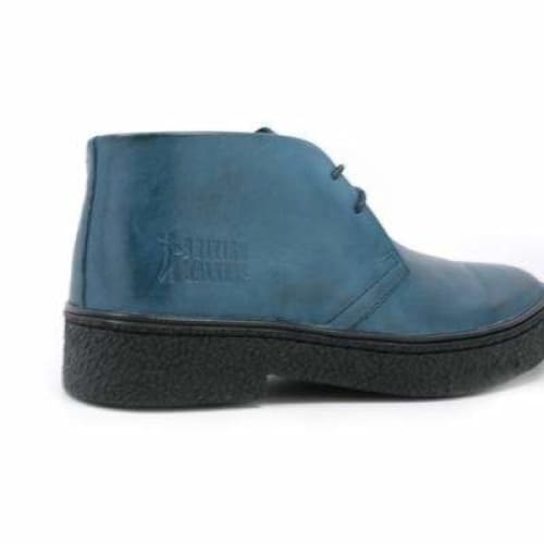 BritiSh Walkers Playboy Classic – Steel Blue Leather Men’s Chukka Boot | Sleek Heritage Craft With Modern Refined Style Shoes by British Walkers – Don't Panic Shoes