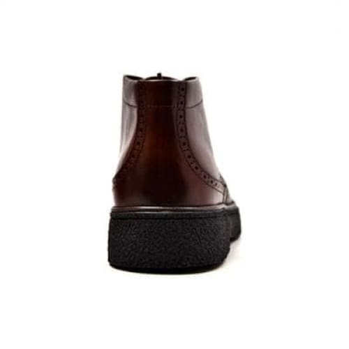 British Walkers Playboy Classic Wingtip Men's Dark Brown Leather Chukka Boots Shoes by British Walkers – Don't Panic Shoes