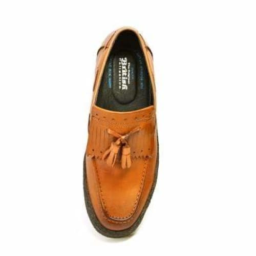 British Walkers Playboy Cruise Men's Cognac Leather Slip On Chukka Boots Shoes by British Walkers – Don't Panic Shoes