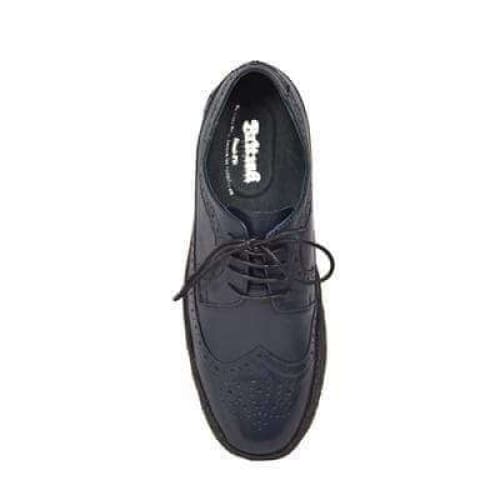 British Walkers Playboy Low Top Wingtips Men's Navy Blue Leather Oxfords Chukka Boots Shoes by British Walkers – Don't Panic Shoes