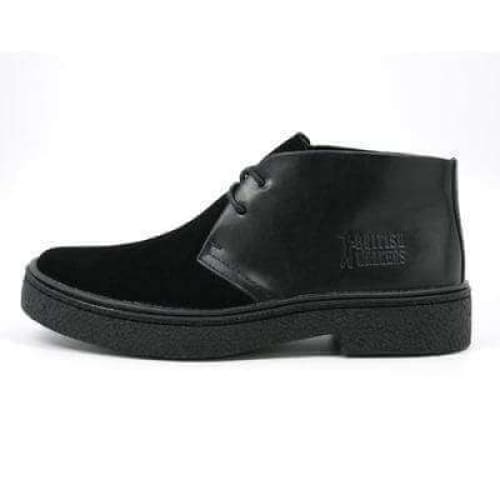 British Walkers Playboy Men's Black Suede And Leather Chukka Boots Shoes by British Walkers – Don't Panic Shoes