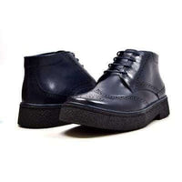 Thumbnail for British Walkers Playboy Men’s Navy Leather Wingtip Tpr