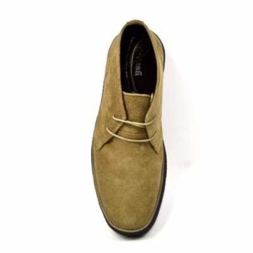 British Walkers Playboy Men's Olive Green Suede Chukka Boots Shoes by British Walkers – Don't Panic Shoes