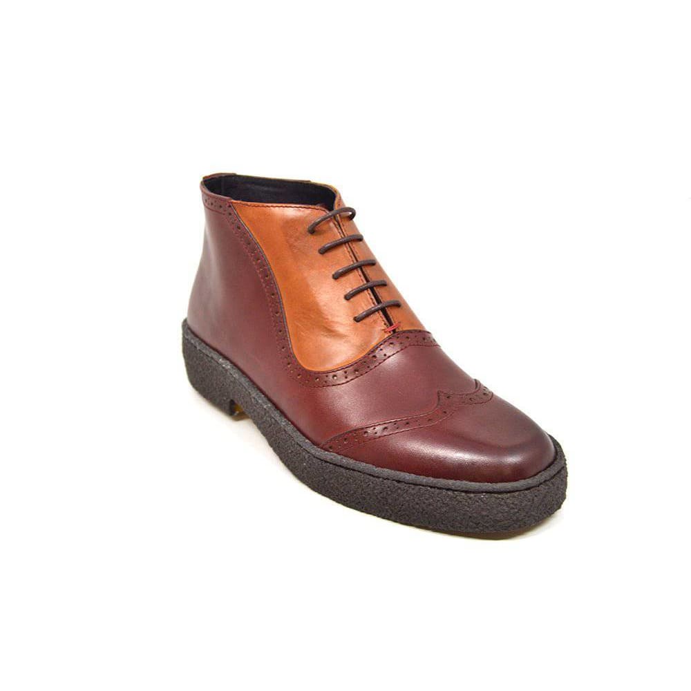 British Walkers Playboy Men’s Two Tone Oxblood Tan Leather
