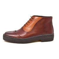 Thumbnail for British Walkers Playboy Men’s Two Tone Oxblood Tan Leather