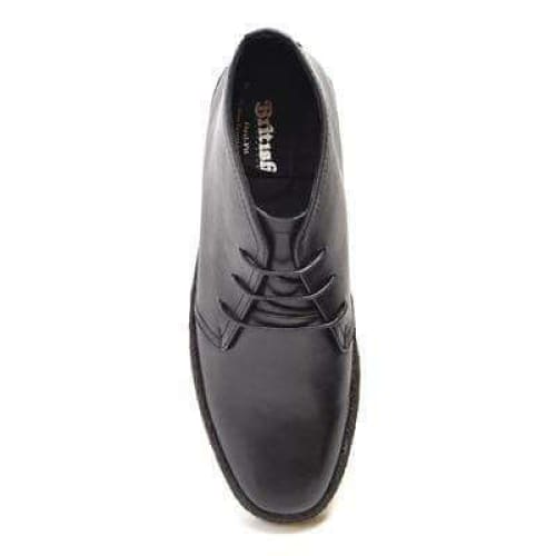 BritiSh Walkers Playboy Original – Black Leather Men’s High - Top Chukka Boot | Premium Heritage Craft With Sleek Modern Style Shoes by British Walkers – Don't Panic Shoes