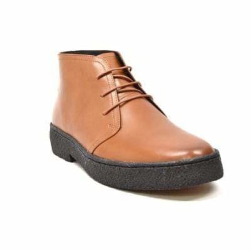 British Walkers Playboy Original High Top Men's Cognac Leather Chukka Boots Shoes by British Walkers – Don't Panic Shoes