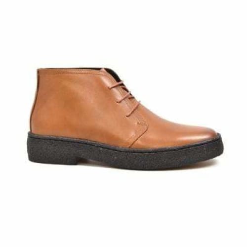 British Walkers Playboy Original High Top Men's Cognac Leather Chukka Boots Shoes by British Walkers – Don't Panic Shoes