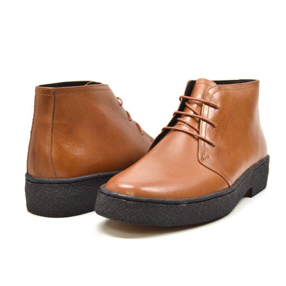 BritiSh Walkers Playboy Original – Leather Men’s High - Top Limited Edition Chukka Boot | Premium Heritage Craft With Modern Luxe Style Shoes by British Walkers – Don't Panic Shoes