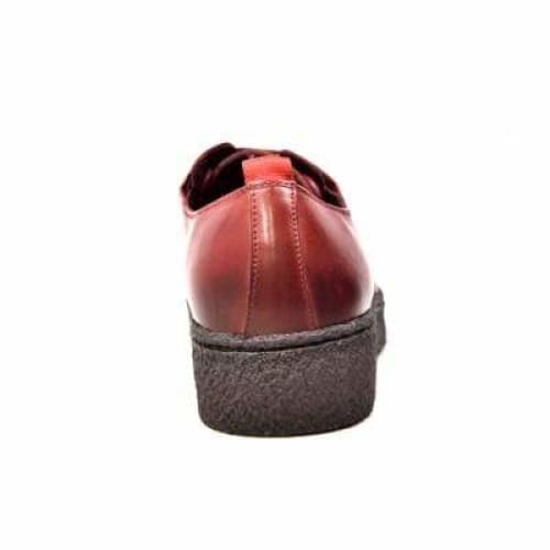 British Walkers Playboy Original Low Top Men's Burgundy Leather Crepe Sole Oxfords Shoes by British Walkers – Don't Panic Shoes