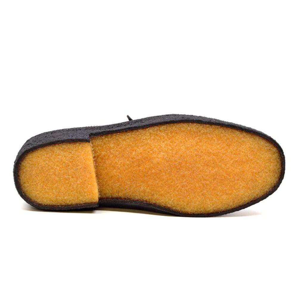 BritiSh Walkers Playboy Original Men’s Navy Blue Leather Wingtip Oxfords – Handcrafted Crepe Sole Classic With Timeless British Cool Shoes by British Walkers – Don't Panic Shoes