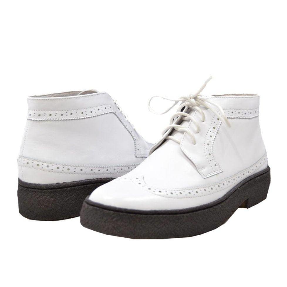 British Walkers Playboy Wingtip High Tops Men's Limited Edition Leather Chukka Boots Shoes by British Walkers – Don't Panic Shoes