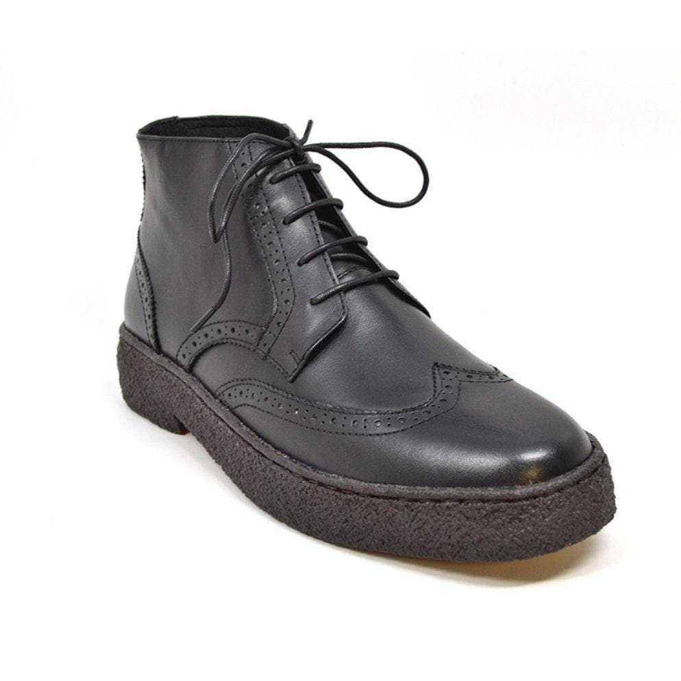 British Walkers Playboy Wingtip High Tops Men's Limited Edition Leather Chukka Boots Shoes by British Walkers – Don't Panic Shoes