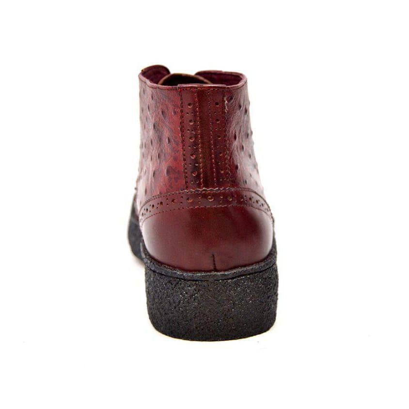 British Walkers Playboy Wingtip Men’s Ostrich Leather Boots