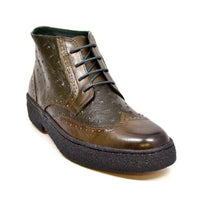 Thumbnail for British Walkers Playboy Wingtip Men’s Ostrich Leather Boots