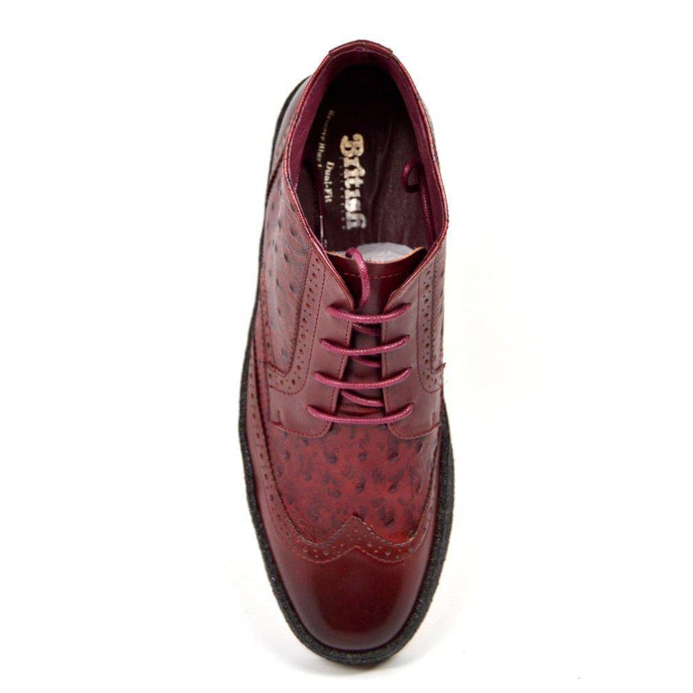 BritiSh Walkers Playboy Wingtip – Ostrich Leather Men’s Limited Edition Chukka Boot | Exotic Heritage Craft With Premium Luxe Detail Shoes by British Walkers – Don't Panic Shoes