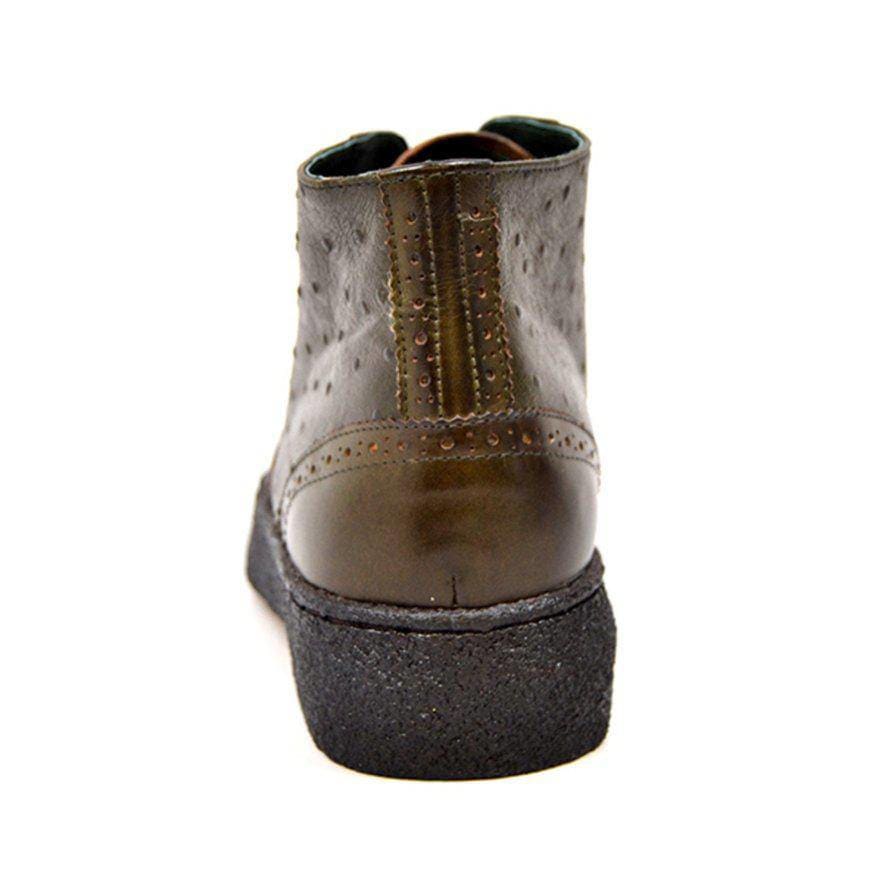 BritiSh Walkers Playboy Wingtip – Ostrich Leather Men’s Limited Edition Chukka Boot | Exotic Heritage Craft With Premium Luxe Detail Shoes by British Walkers – Don't Panic Shoes