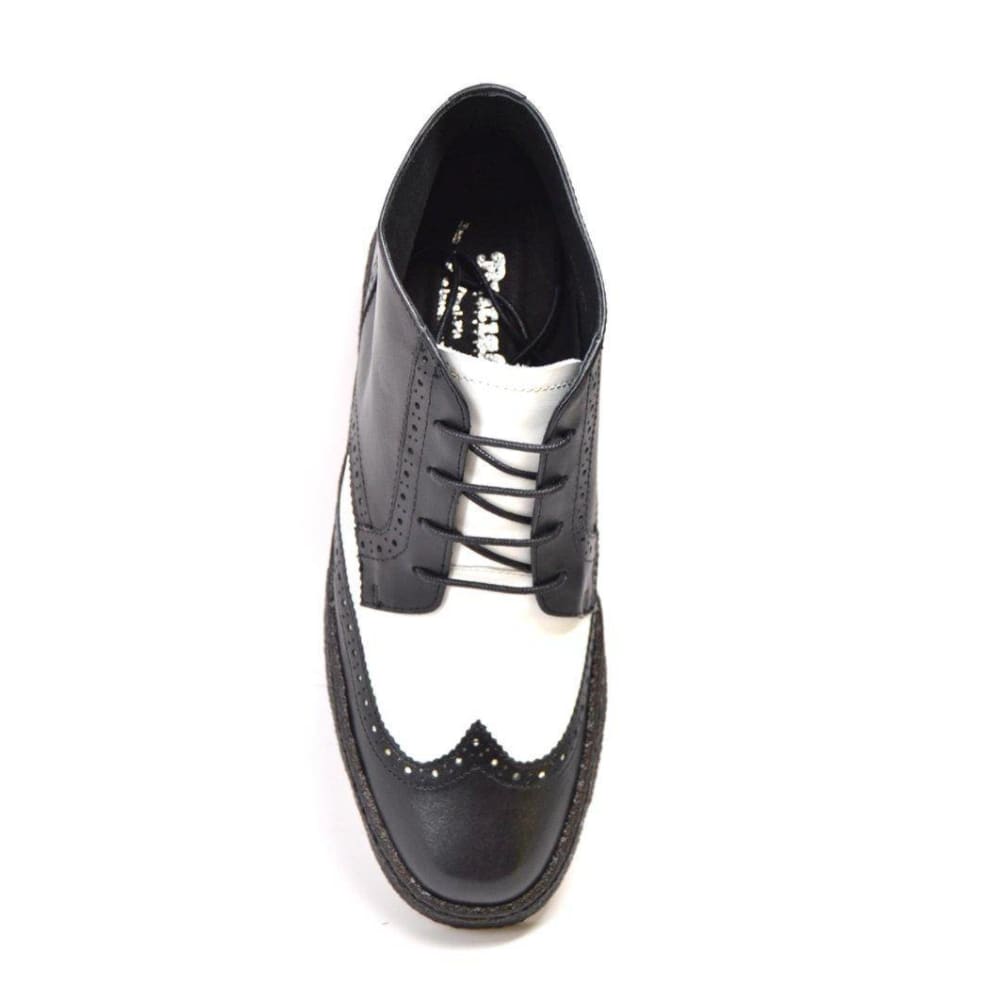British Walkers Playboy Wingtips Men's Two Tone Leather High Top Boots Chukka Boots Shoes by British Walkers – Don't Panic Shoes