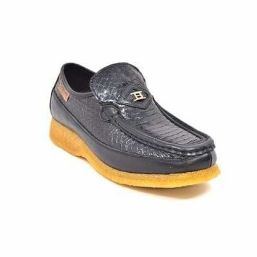 British Walkers Power Men's Black Skin Leather Shoes by British Walkers – Don't Panic Shoes