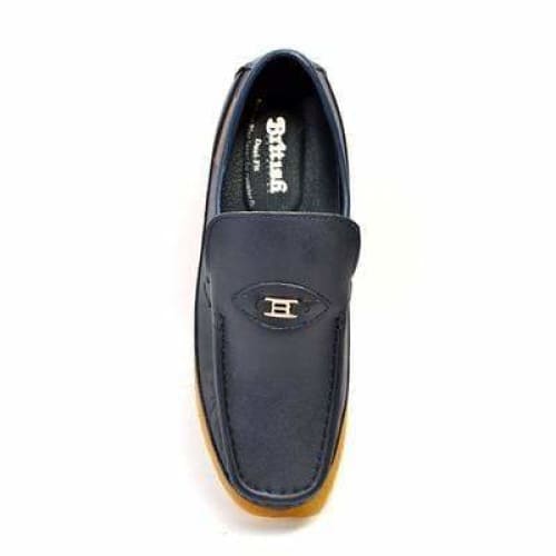 British Walkers Power Men's Navy Leather Shoes by British Walkers – Don't Panic Shoes